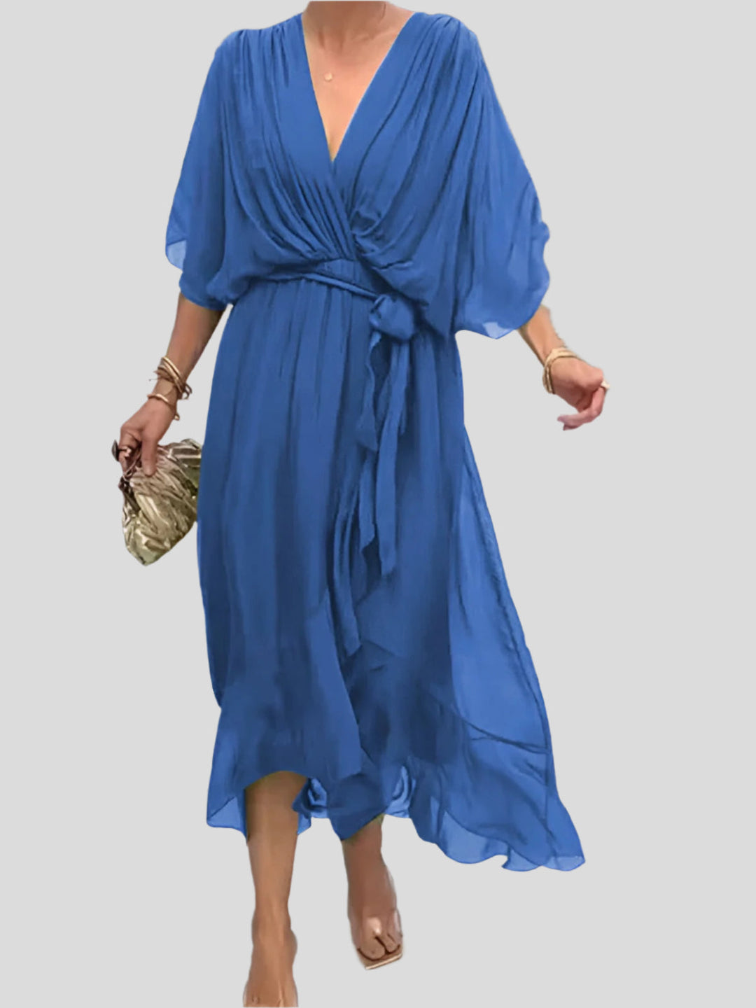 Adrianne | Robe En Soie Élégante