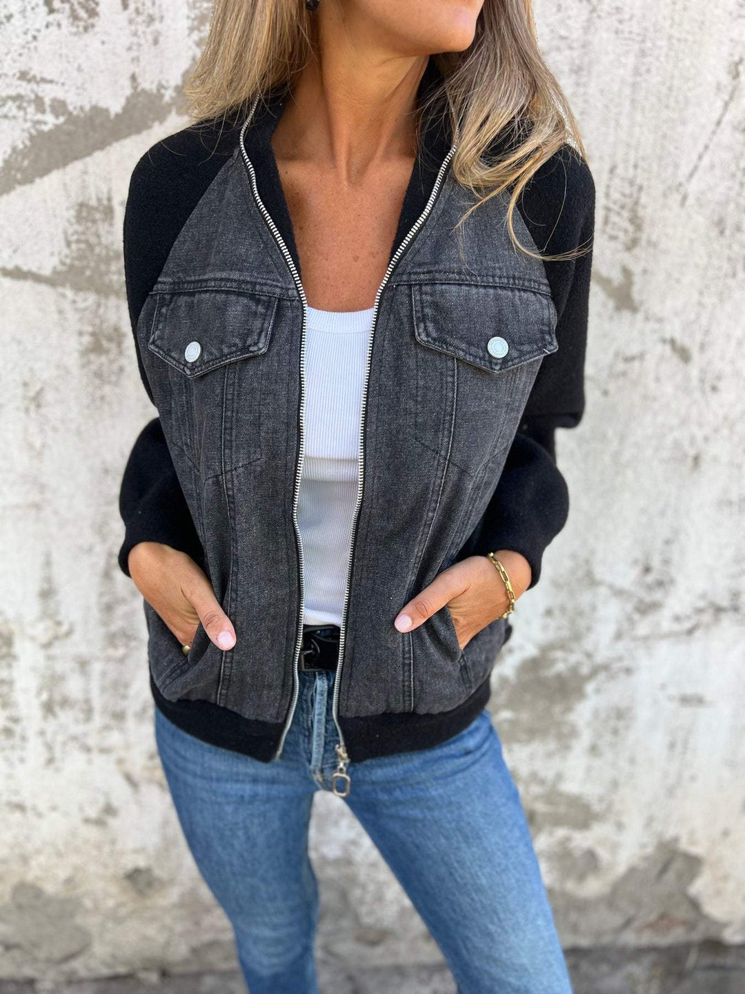Zaria | Veste En Jean Élégante