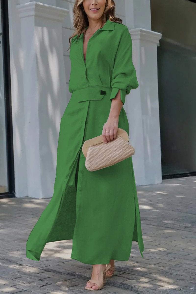 Astride | Robe Longue à Col en V