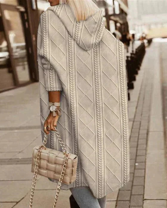 Johani | Cardigan À Capuche Long