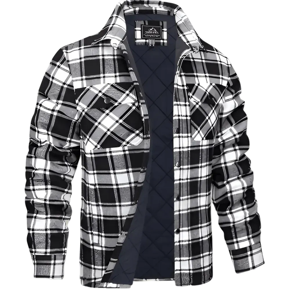 Tucker | Veste Matelassée À Carreaux