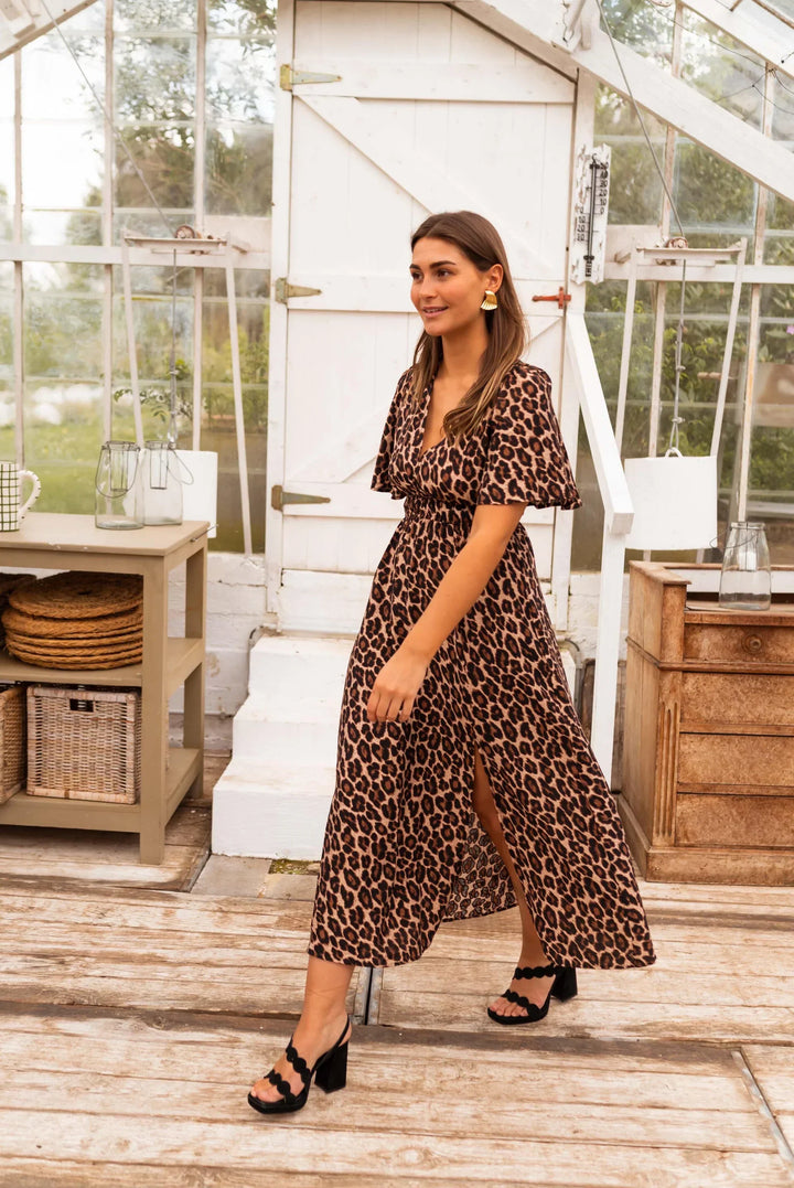 Gaelle | La Robe Longue Léopard