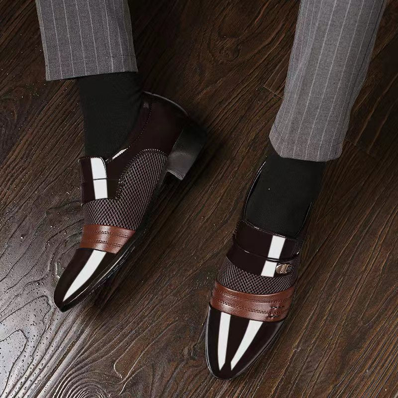 Maxime | Chaussures Habillées Brillantes Haut De Gamme