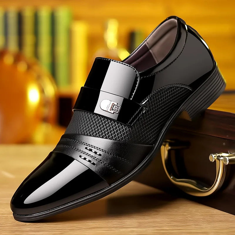 Maxime | Chaussures Habillées Brillantes Haut De Gamme