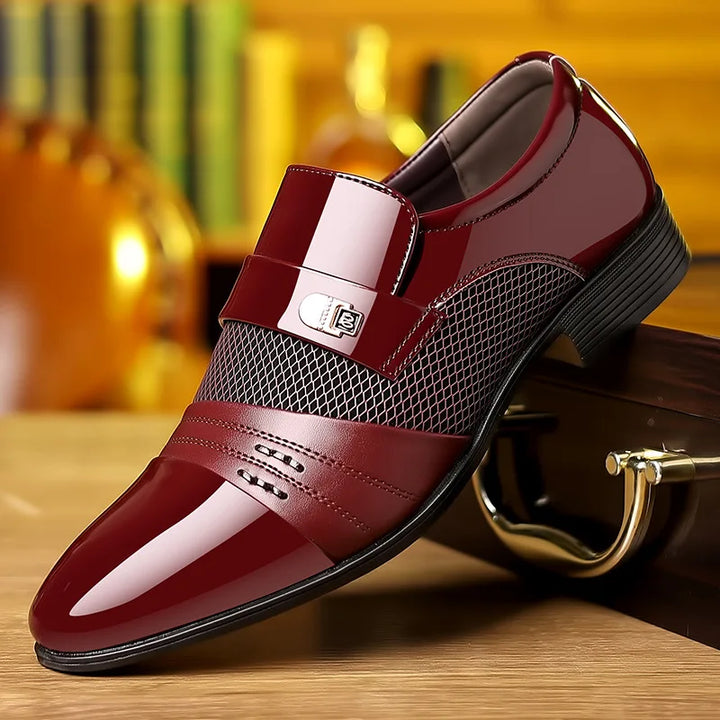 Maxime | Chaussures Habillées Brillantes Haut De Gamme