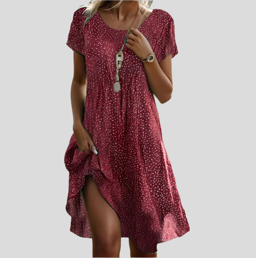 Hermine | Robe Bohème Chic d'Été