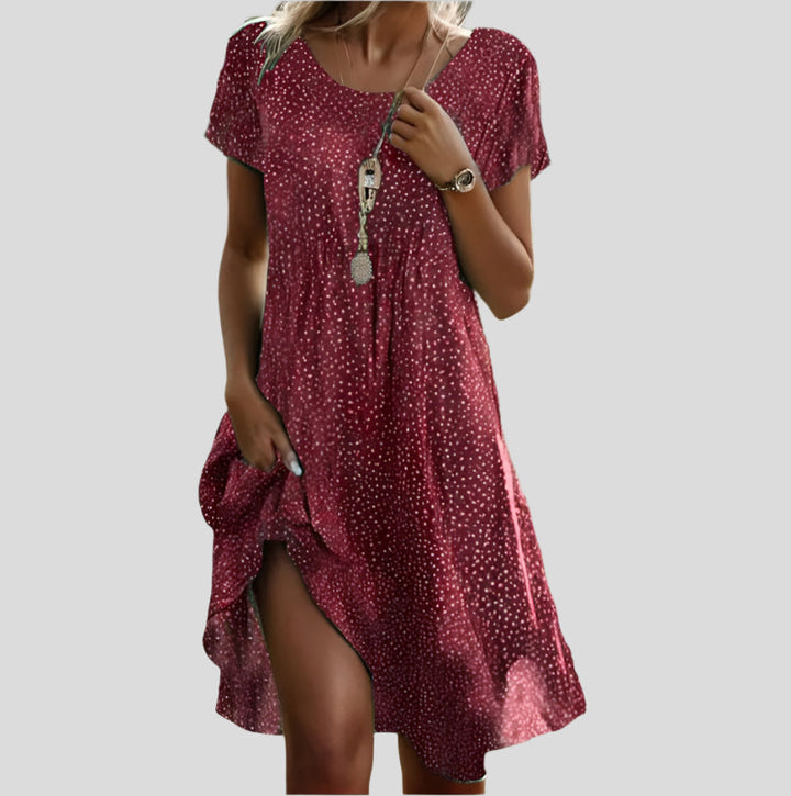 Hermine | Robe Bohème Chic d'Été