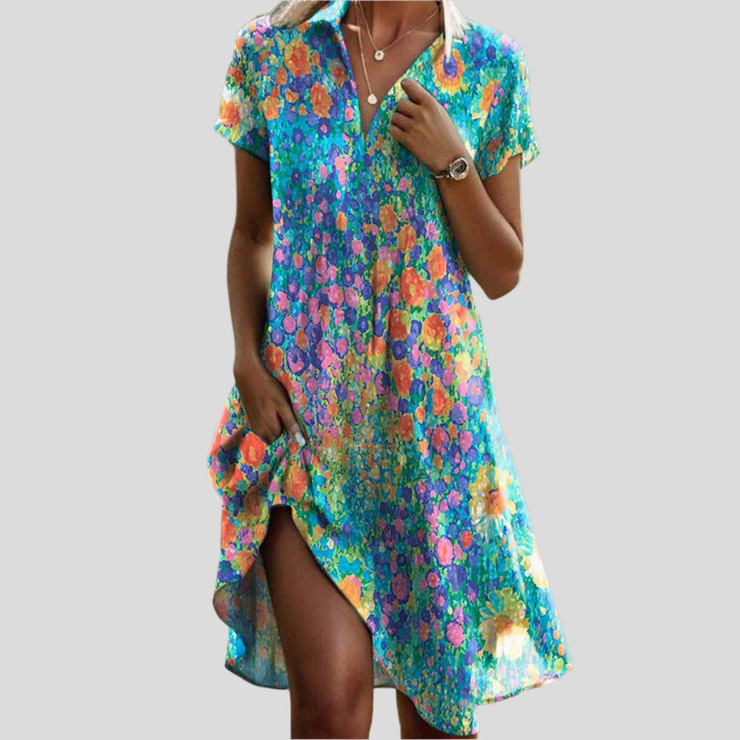 Hermine | Robe Bohème Chic d'Été